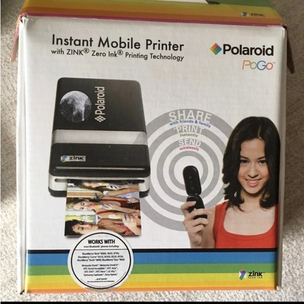 Polaroid PoGo Mobile Printer/Brand New Film Pack